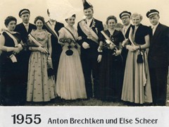 1955 Anton Brechtken und Else Scheer