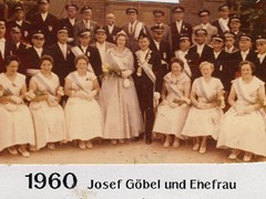 1960 Josef Göbel und Ehefrau