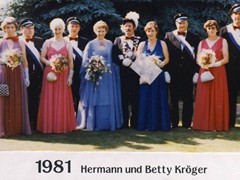 1981 Hermann Kröger und Betty Kröger