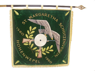 Historische Fahne St. Margaretha Schützenverein Hohenwepel